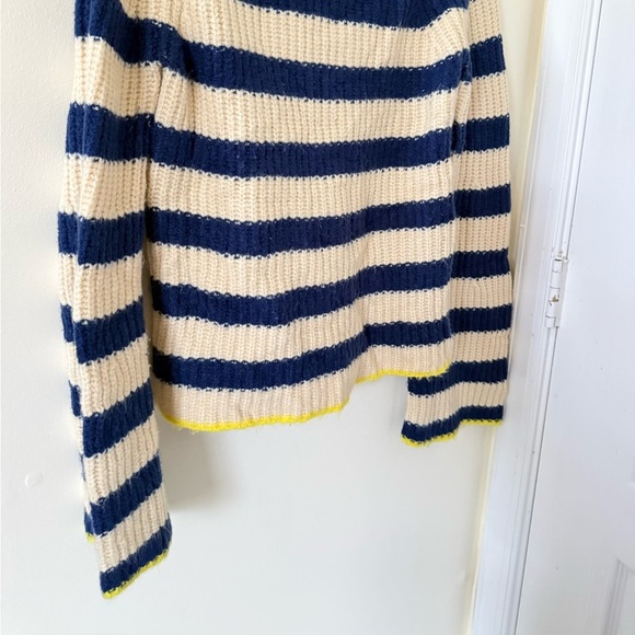 Anthropologie Maeve Striped Mockneck Sweater - Picture 6 of 8